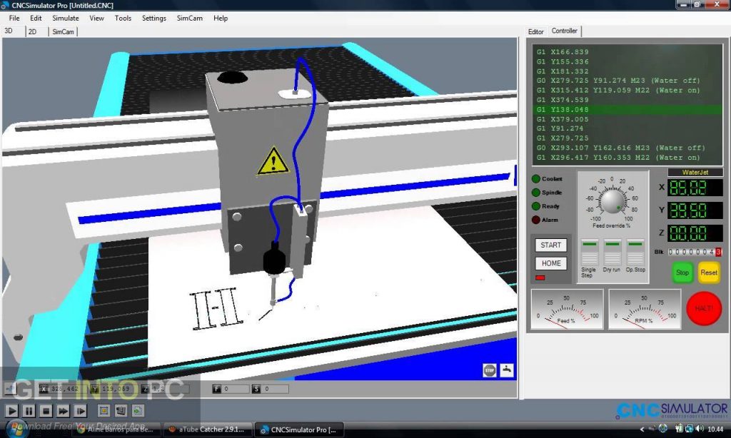 Nanjing Swansoft CNC Simulator Free Download image 2