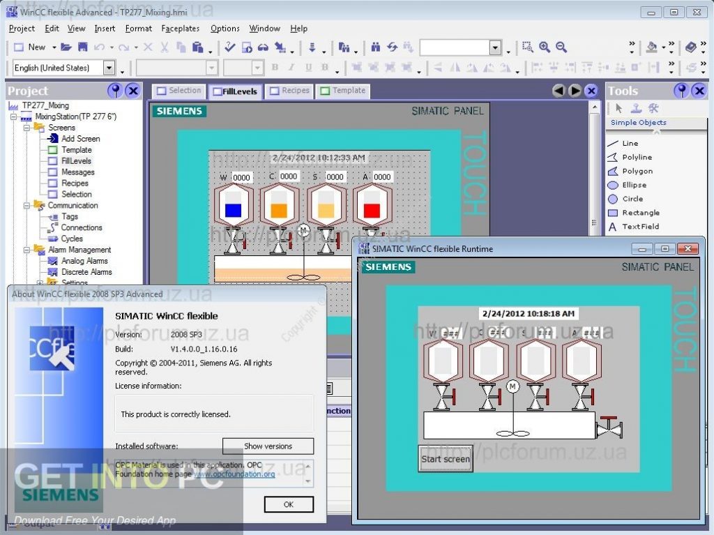 Siemens SIMATIC WinCC Flexible 2008 SP5 Free Download image 3