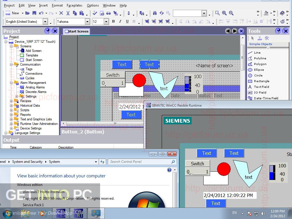 Siemens SIMATIC WinCC Flexible 2008 SP5 Free Download image 2